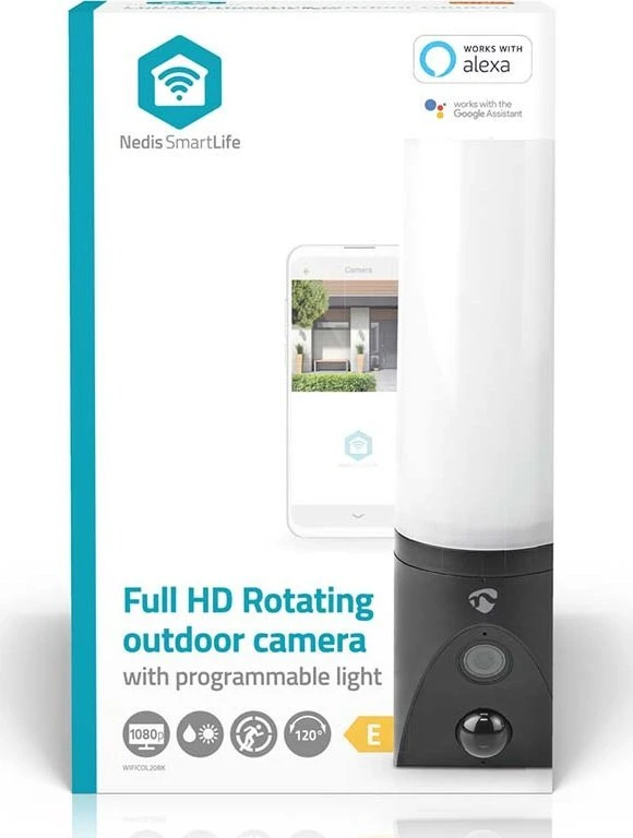 Nedis „SmartLife“ kameros modelis WIFICOL20BK, lauko, „Wi-Fi“