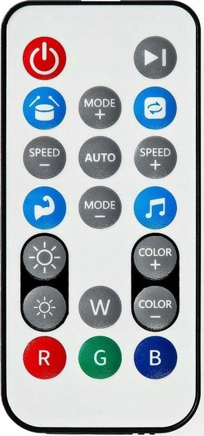 Nedis WIFILW06RGB inteligentne oświetlenie Inteligentny panel Wi-Fi Baltas 8 W