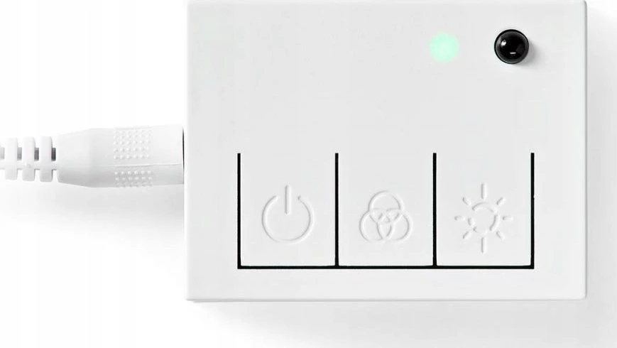 Nedis WIFILW06RGB inteligentne oświetlenie Inteligentny panel Wi-Fi Baltas 8 W
