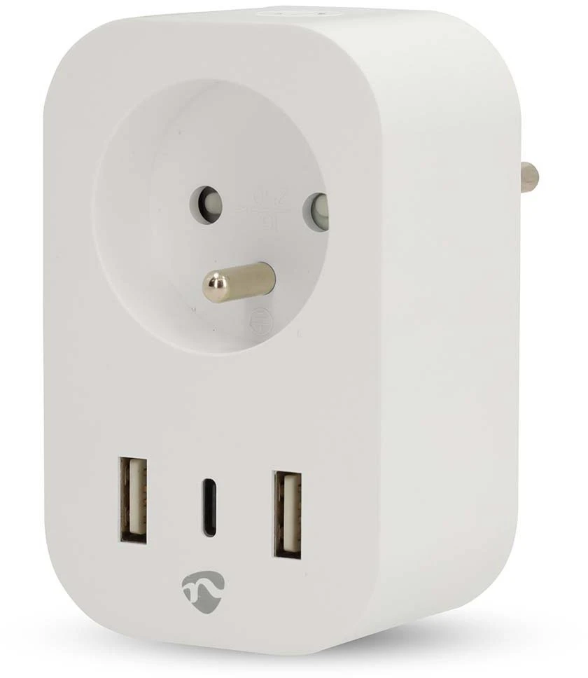 Nedis WIFIP121EWT inteligentny korek 3680 W Dom, Biuro Baltas