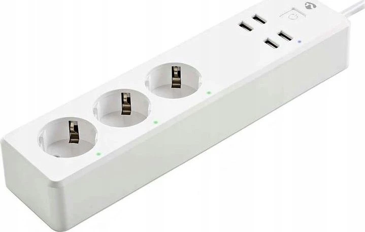 „Nedis Smartlife Power Strip“ – „Smartlife Power Strip“, WLAN, 3 x „Schutzkontakt“, 3680 W, 4 x USB