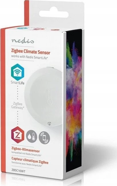 Nedis Smart Climate Sensor ZBSC10WT | ZigBee 3.0 | Maitinamas akumuliatoriumi | Android™ / IOS | Baltas