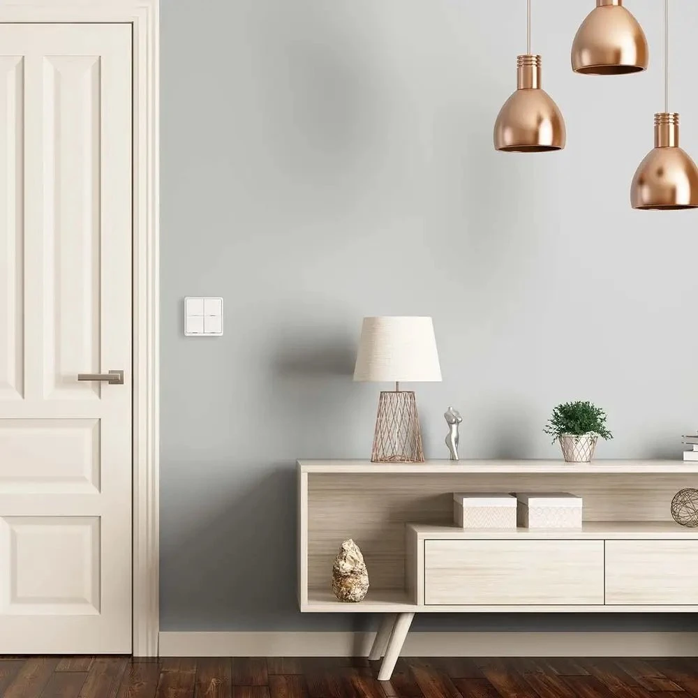Nedis Išmanusis Zigbee SmartLife belaidis sieninis jungiklis, programuojamas, 12 funkcijų, CR2430, baltas