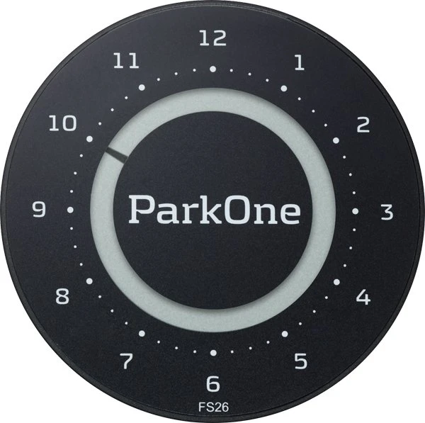 Need It „ParkOne 2“ – juodas elektroninis parkavimo diskas