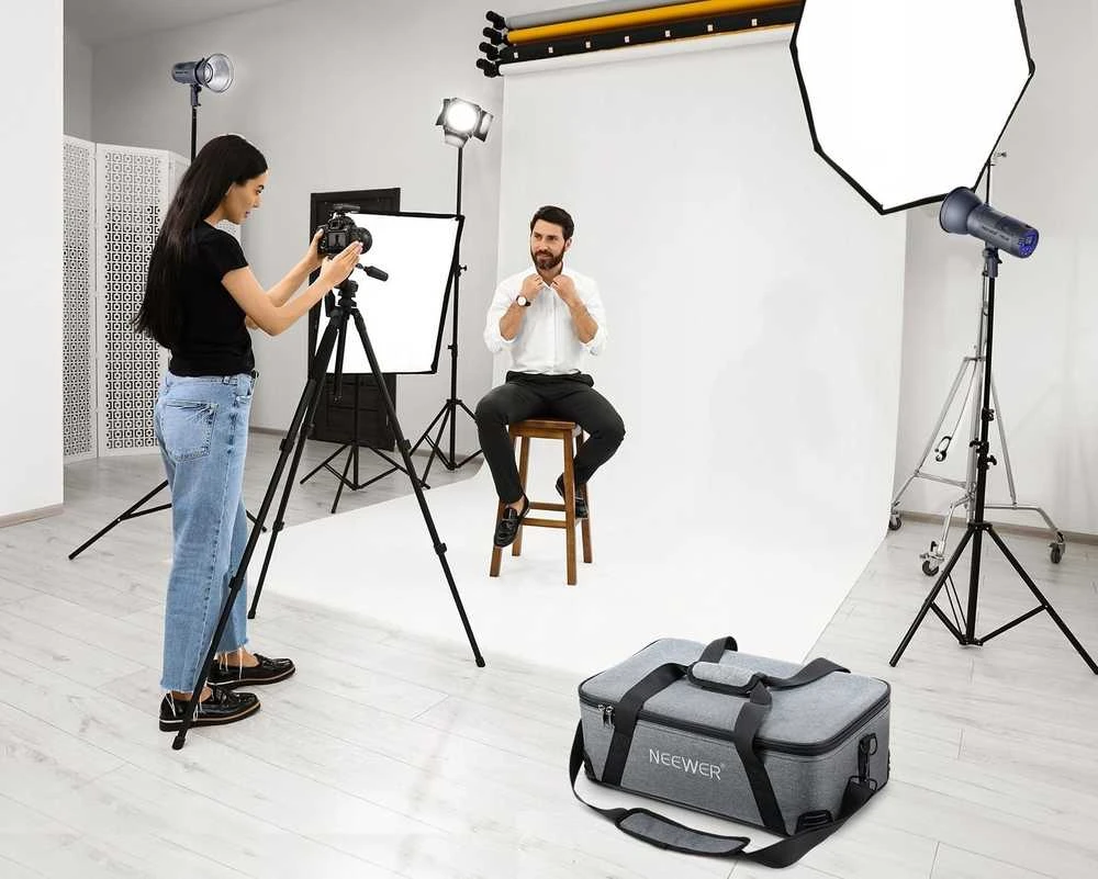 Neewer Fotografijos įrangos krepšys studijinei apšvietimo įrangai – lempoms Vision 4 / ML300 / CB60 / PB5