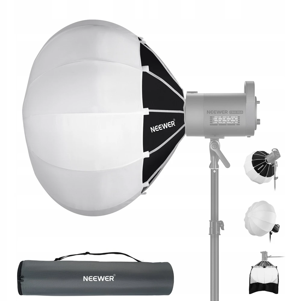 90 cm žibinto šviesdėžė – greitas montavimas „Neewer NS90L“