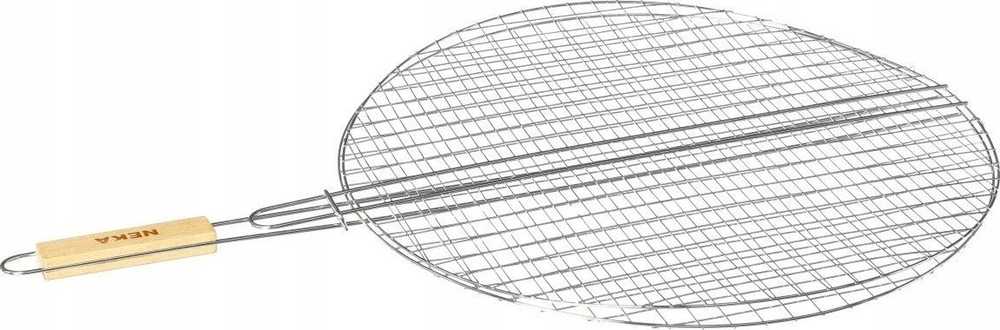 Steel BBQ grotelės apvalios NEKA, Ø 50 cm, chromuotas plienas