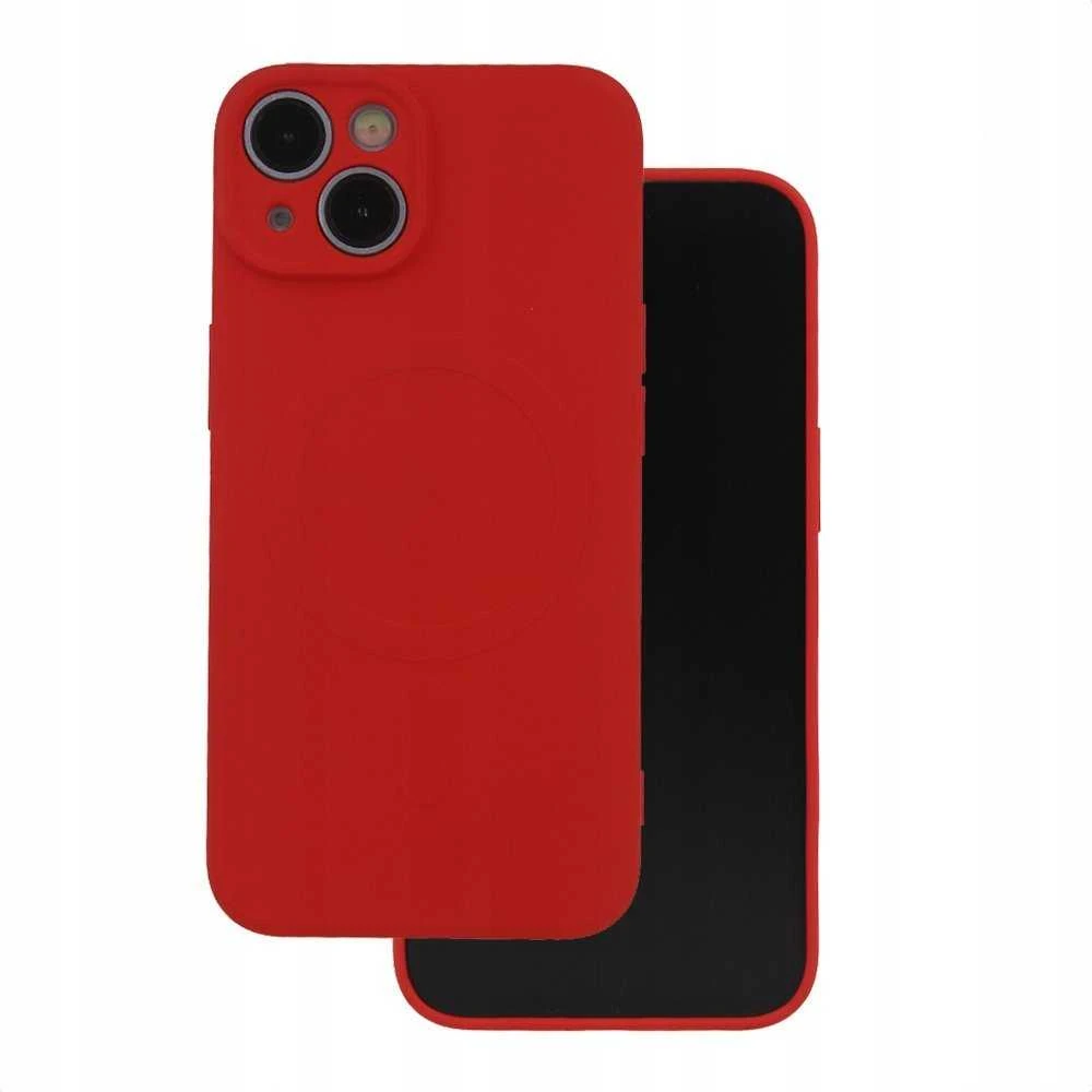 TFO Telforceone Paprastas Color Mag dėklas, skirtas Samsung Galaxy A16 4G / A16 5G raudonas
