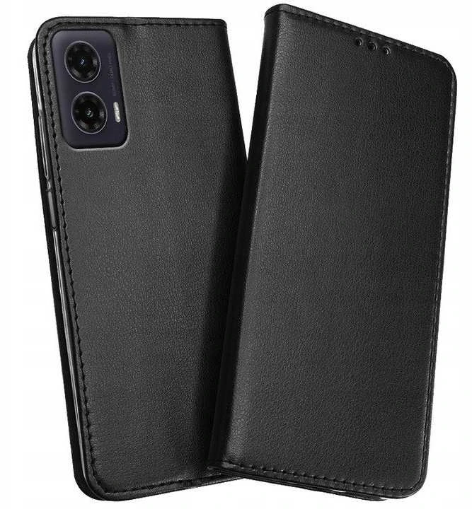 Dėklas Oem Flip case for Motorola G35 5G Smart Magneto juodas