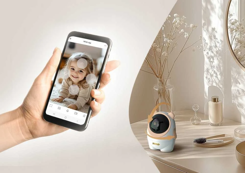 NENO AMI professional IP-Wi-Fi video baby monitorius