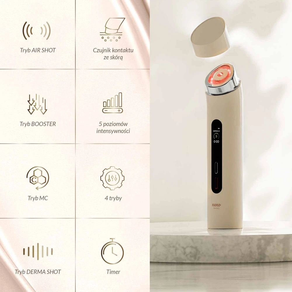 „Neno Beauty“ – daugiafunkcis veido priežiūros prietaisas su mikrosrove ir odos atjauninimo technologija