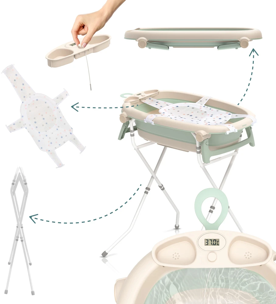 Neno LUCY STAND FOLDABLE BABY BATH WITH FRAME