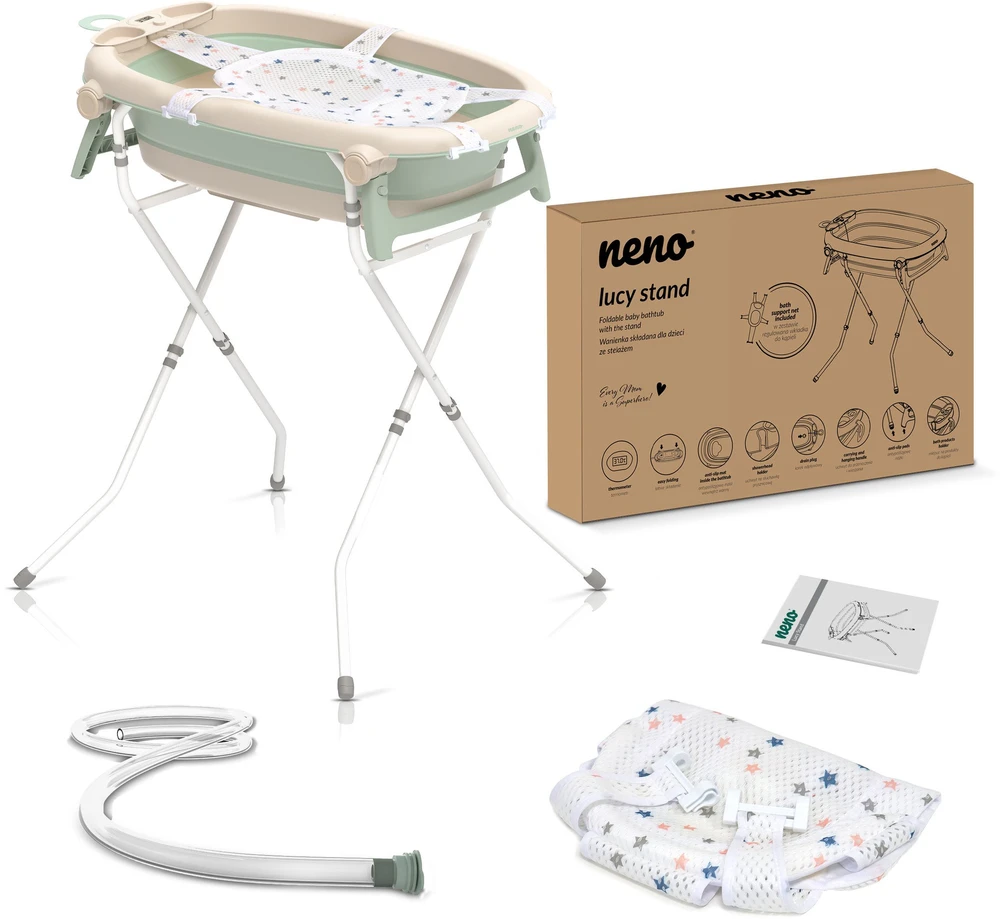 Neno LUCY STAND FOLDABLE BABY BATH WITH FRAME