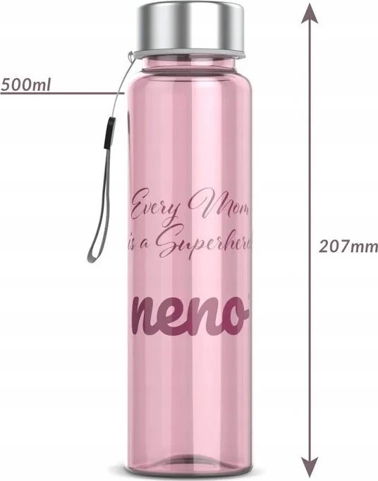 NENO buteliukas su rankena 500ml Every Mom rožinis Neno