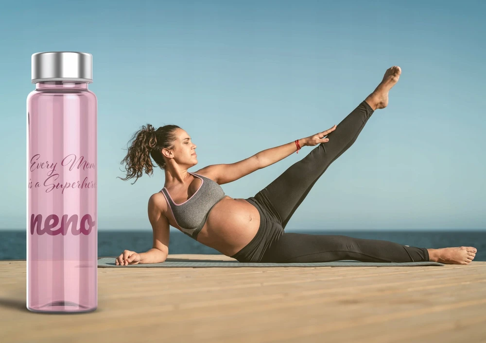 NENO buteliukas su rankena 500ml Every Mom rožinis Neno