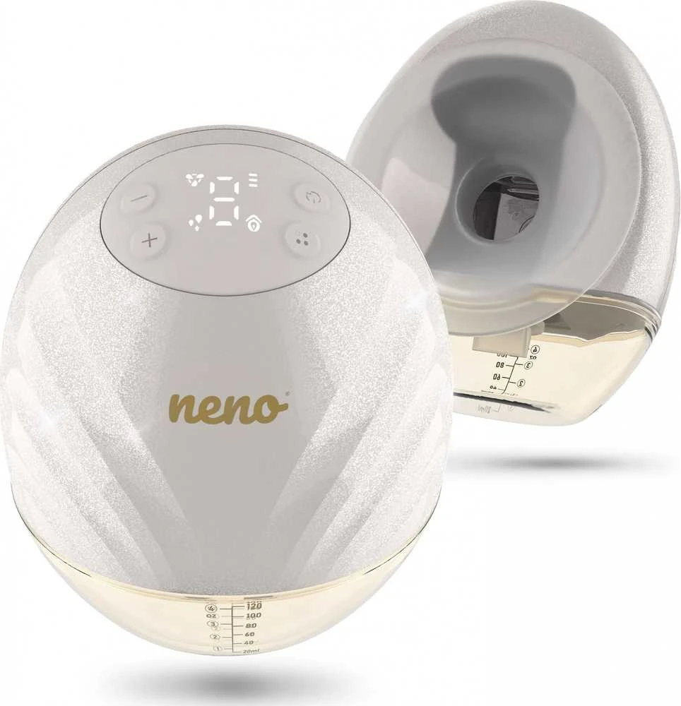 Elektrinis Pieno Siurblys - Neno Perla Twin Cordless Electronic 125ml LCD Ekranas USB-C