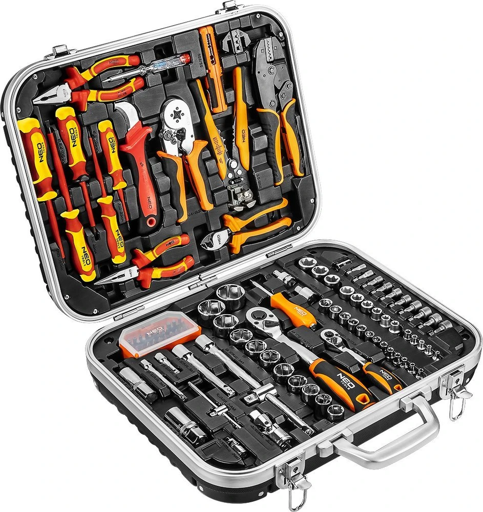 Neo Tools Walizka Elektriko lagaminas 108 vnt.