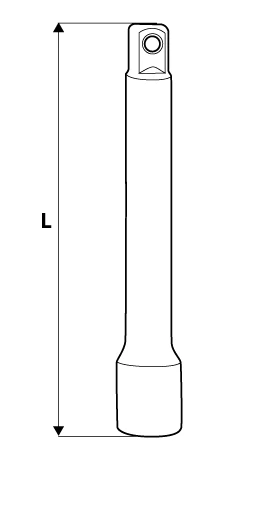 Przedłużka 1/2 colio prailginimas, 250 mm