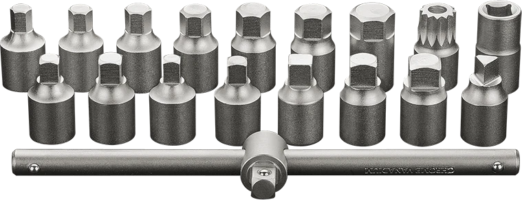 Neo Tools Neo Oil išleidimo veržliarakčiai 3/8 "18 vnt. (11-235)