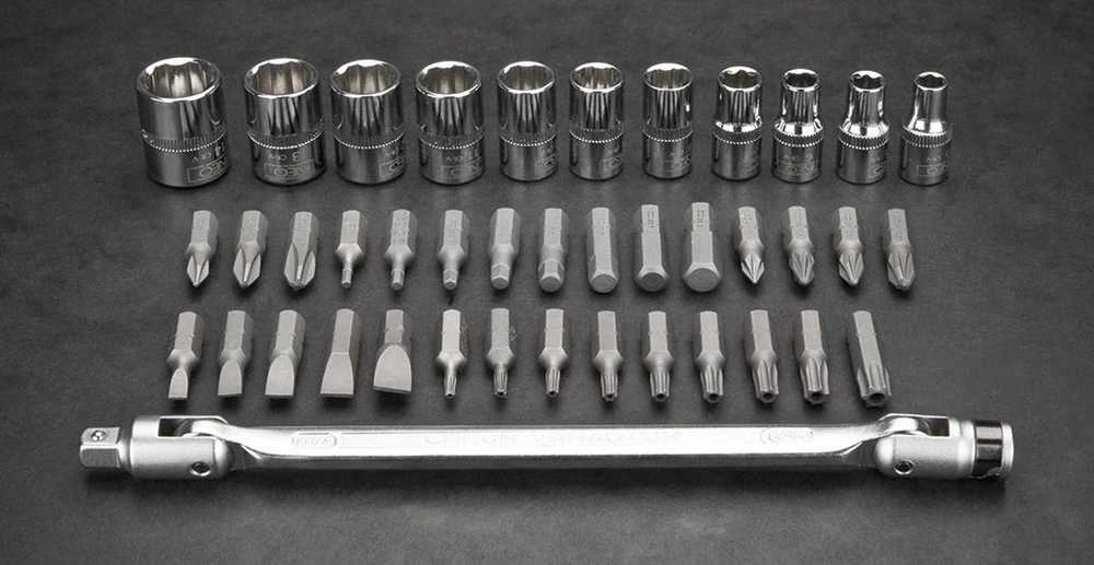 Neo Tools Antgalių rinkinys Neo 1/4", 41 vnt