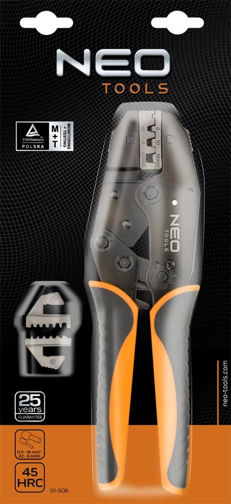NEO užspaudimo mašina 0,5-16 mm antgaliams (01-506)