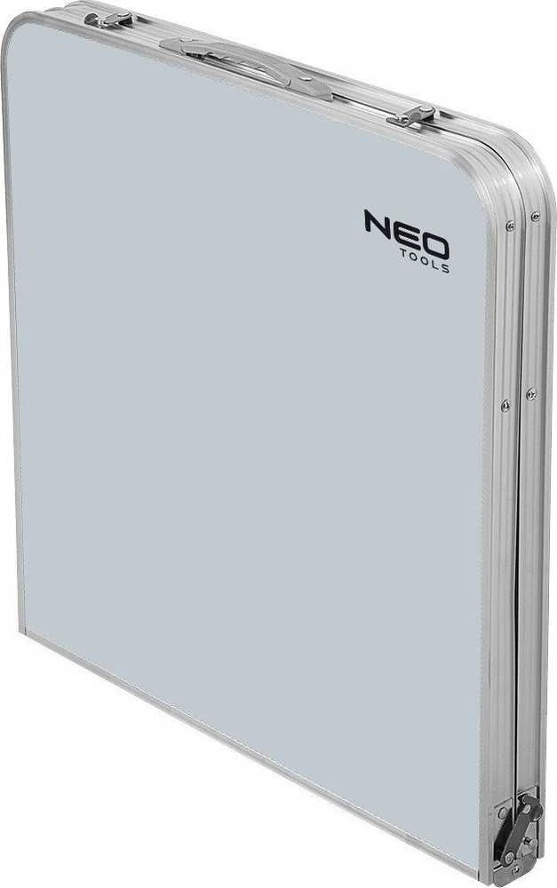 Neo Tools Rinkinys Kempingo komplektas: stalas ir 4 kėdės, sulankstomos į lagaminą