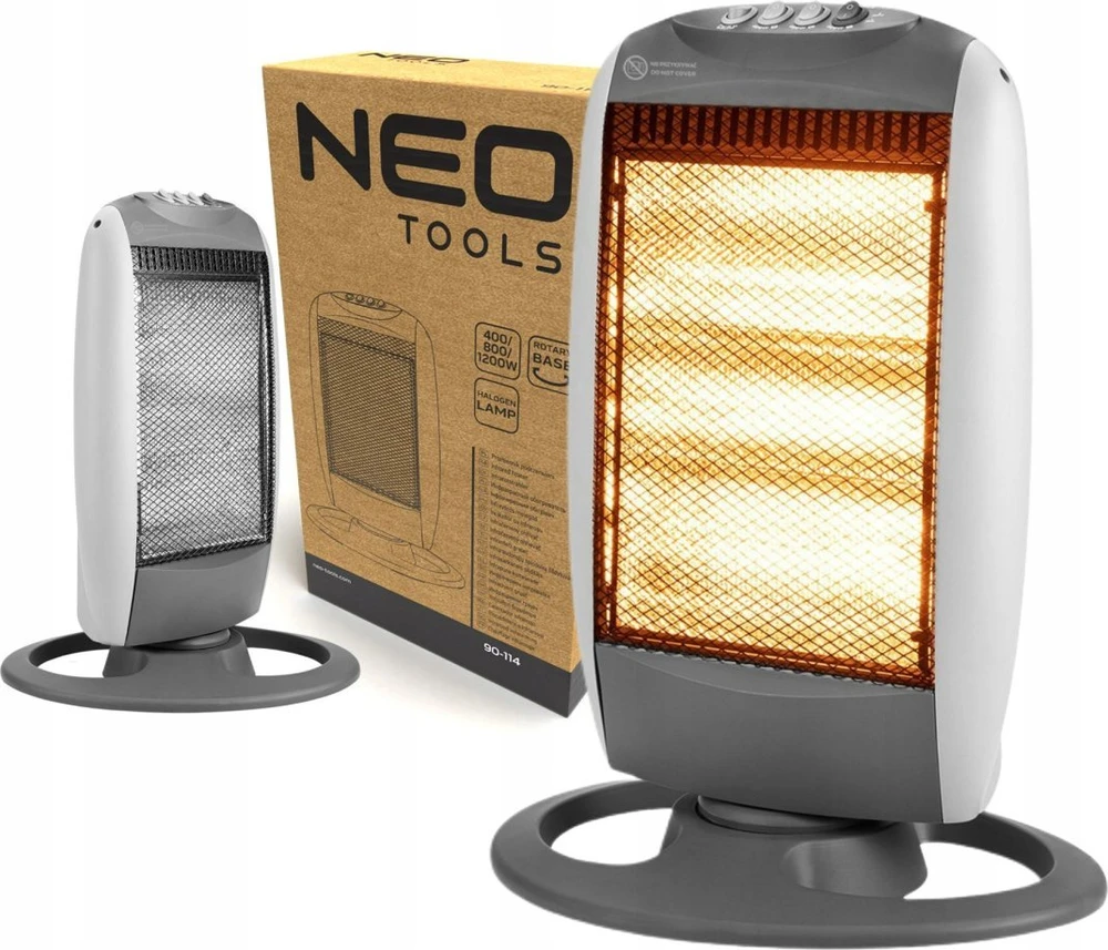 Neo Tools Halogeninis infraraudonųjų spindulių šildytuvas 400/800/1200W
