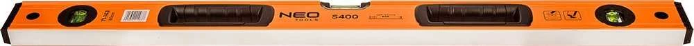 Neo Tools Aliuminis gulsčiukas S 400, 3 buteliukai, 2 rankenos, 80 cm