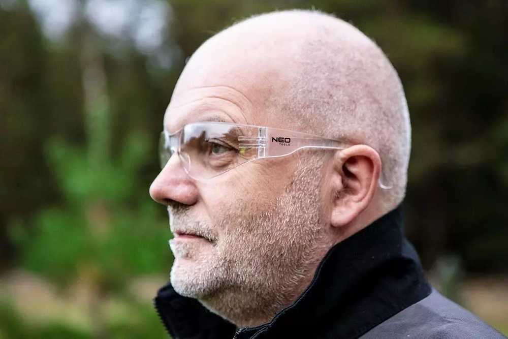 Okulary Akiniai Apsauginiai akiniai, balti lęšiai, F atsparumo klasė