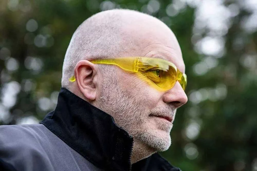 Okulary Apsauginiai akiniai geltoni