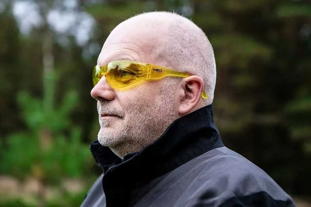 Okulary Apsauginiai akiniai geltoni