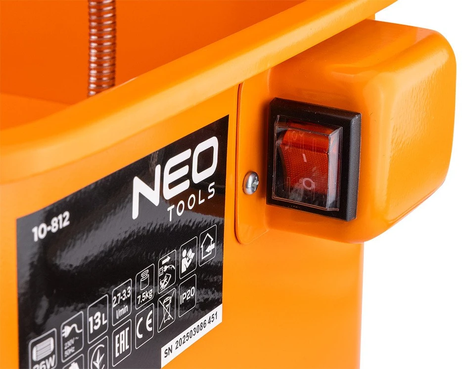 Neo Tools Myjka Automobilių dalių plovimo skystis 13 litrų