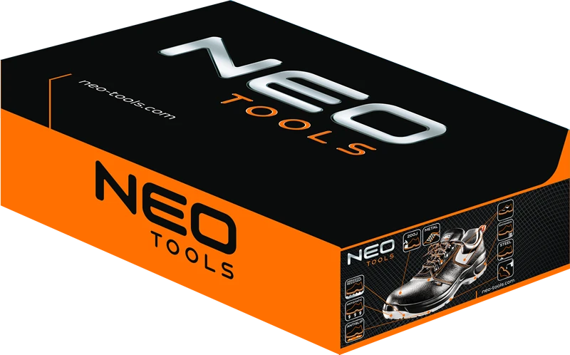 Neo Tools Półbuty Odiniai darbo batai, S1P SRA, 47 dydis, CE ženklinimas