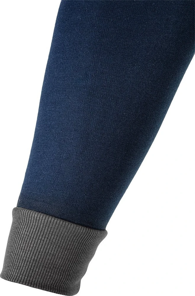 Bluza, COMFORT užtraukiamas džemperis su gobtuvu, tamsiai mėlynas, XXXL dydis