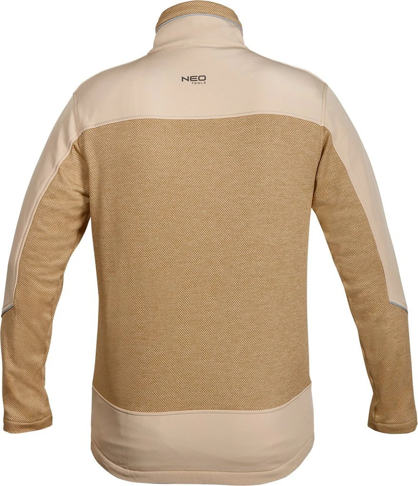 Neo Tools Bluza, OUTDOOR softshell džemperis, smėlio spalvos, XL dydis