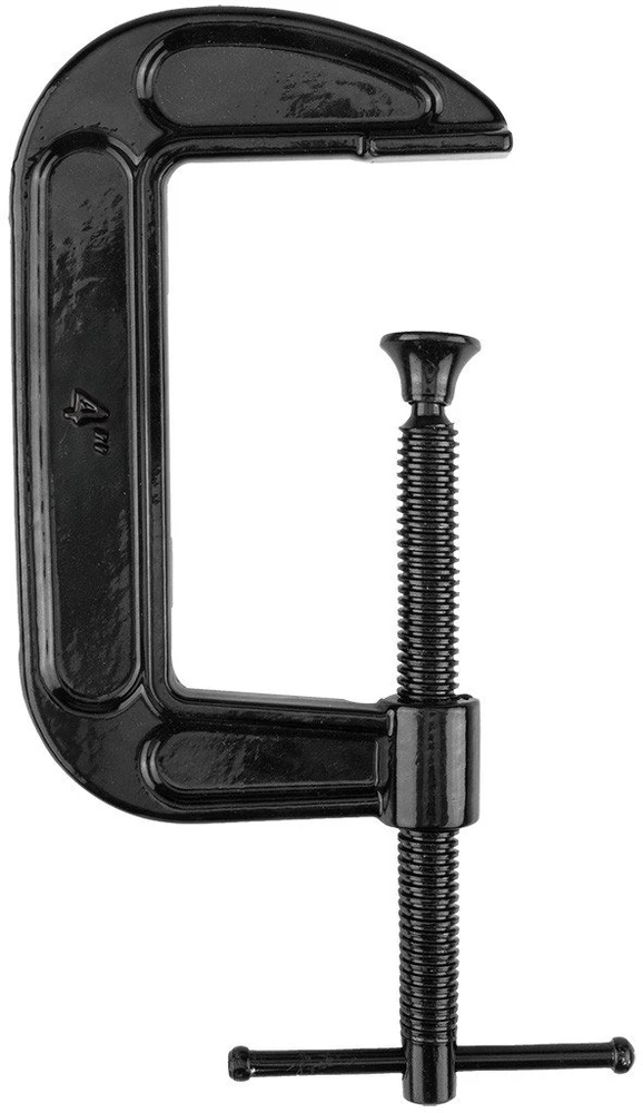Ścisk Dailidės spaustuvas (sraigtinis), C (G) tipo, 100 mm (4"), ketaus, svoris 567 g