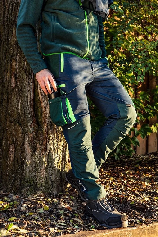 Neo Tools Darbo kelnės Neo Premium, mėlynos/žalios