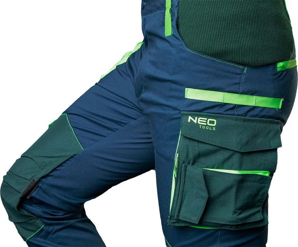 Spodnie Darbo kelnės Neo Premium, mėlynos/žalios