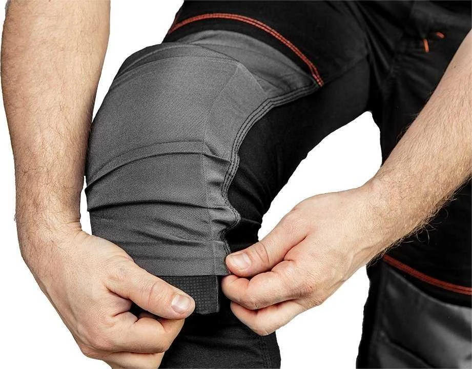 Neo Tools Kelnės HD Slim darbo kelnės su diržu, XXXL dydis
