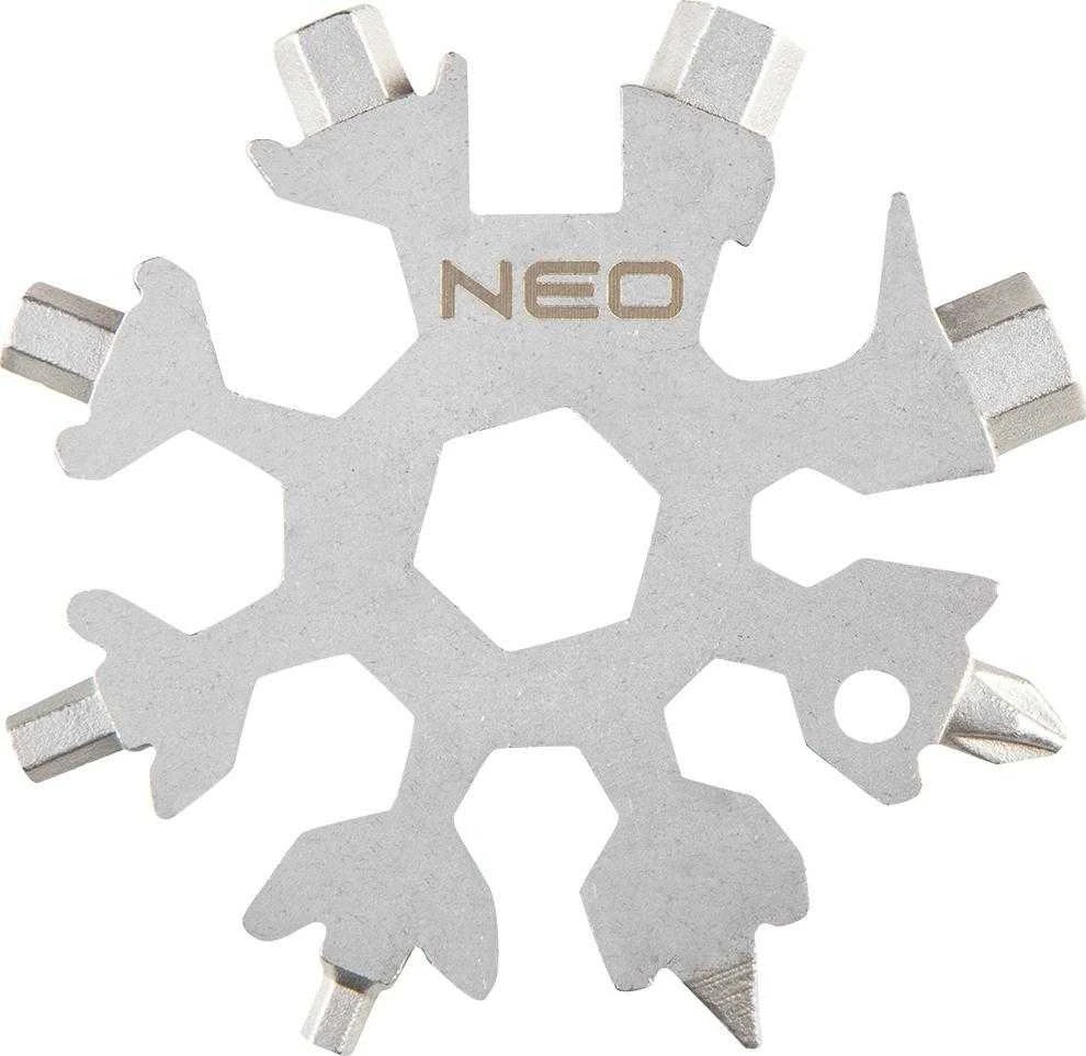 Neo Narzędzie Daugiafunkcis įrankis „Snowflake 19 in 1“, 2 vnt.