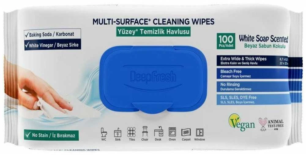 Deep_Fresh Drėgnos servetėlės Deepfresh 100 vnt