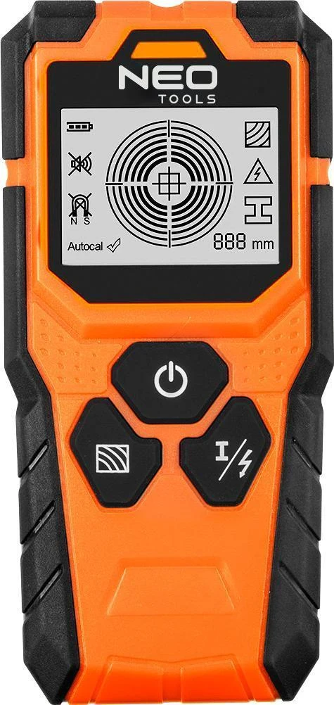Neo Tools Laidų ieškiklis NEO 75-250 3 in 1: metalo, laidų ir medienos detektorius