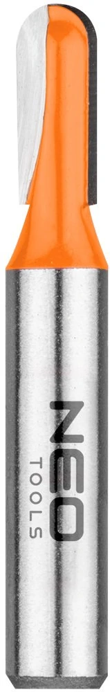Ilgas U formos griovelių freza, TCT, 6,35 x 15,5 mm, 8 mm kotas