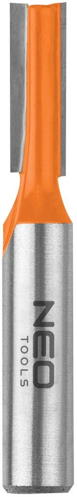 Dviejų griovelių galinis freza, TCT, 6 x 19 mm, 8 mm kotas