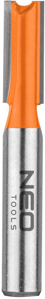 Dviejų griovelių galinis freza, TCT, 8 x 19 mm, 8 mm kotas