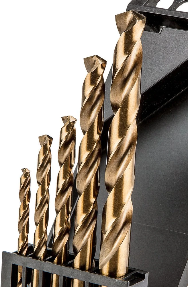 Grąžtas Wiertła HSS-Co metalo grąžtai, 4,0–10 mm, 5 vnt.