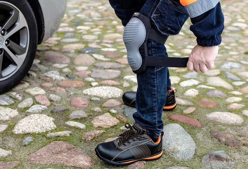 Nakolanniki Kelių apsaugos su elastingu TPR įdėklu, 1 kategorija