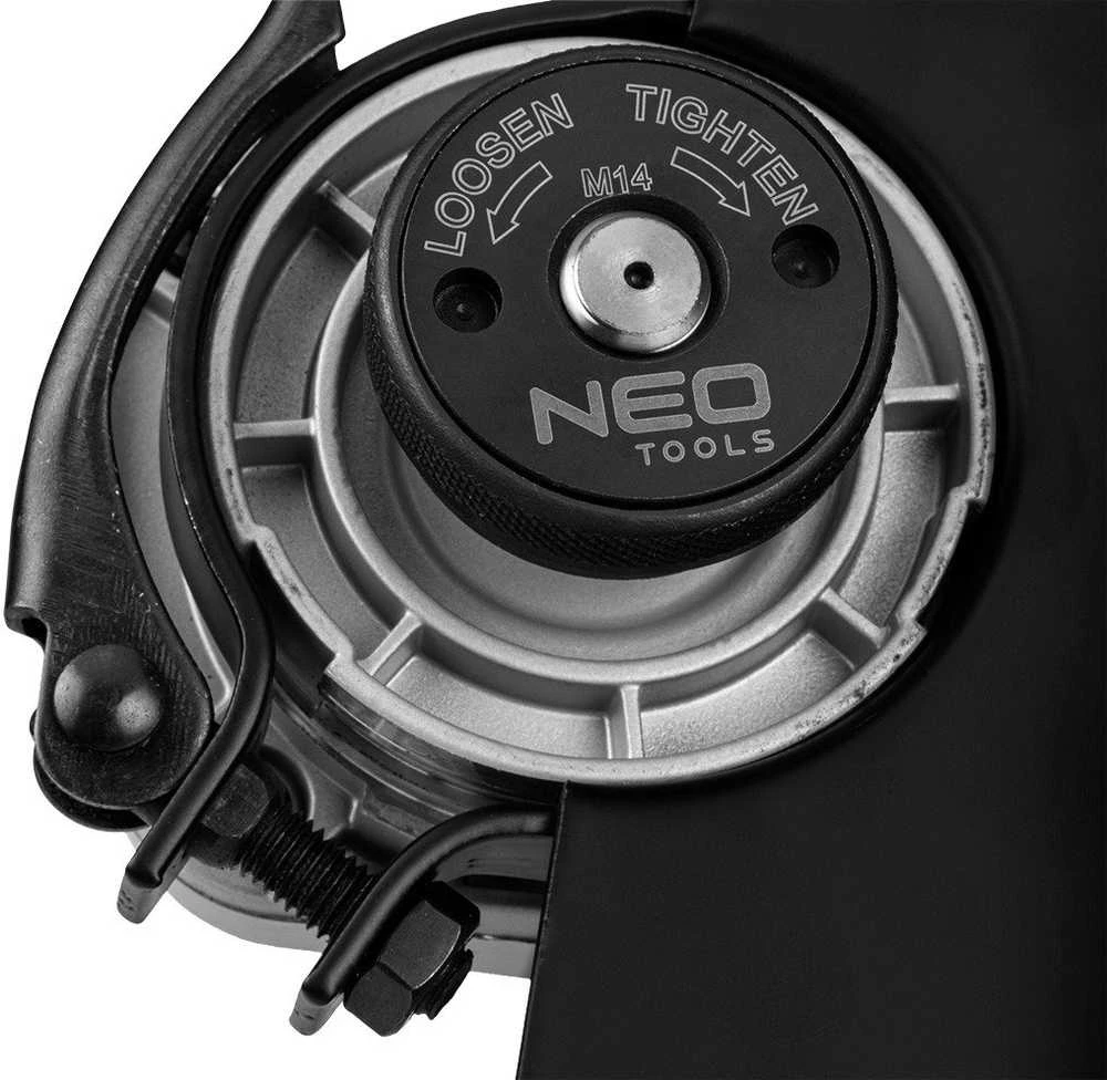 Neo Tools Šlifuoklis 3000 W kampinis šlifuoklis, diskas 230 x 22,2 mm, greitis 6600 min-1