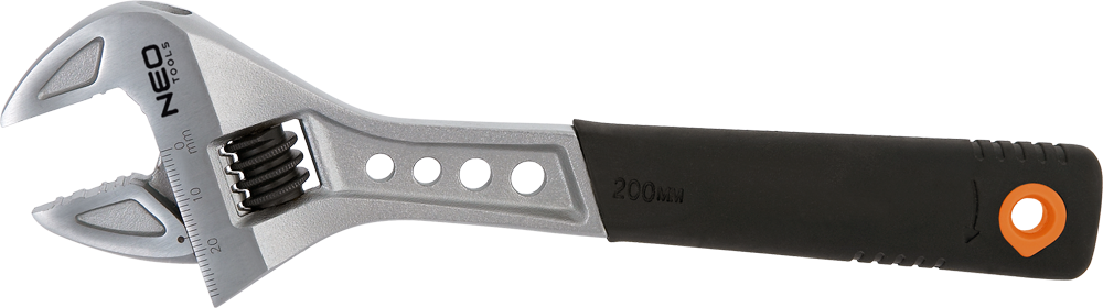 Neo Tools Reguliuojamas veržliaraktis 200 mm, diapazonas 0-29 mm
