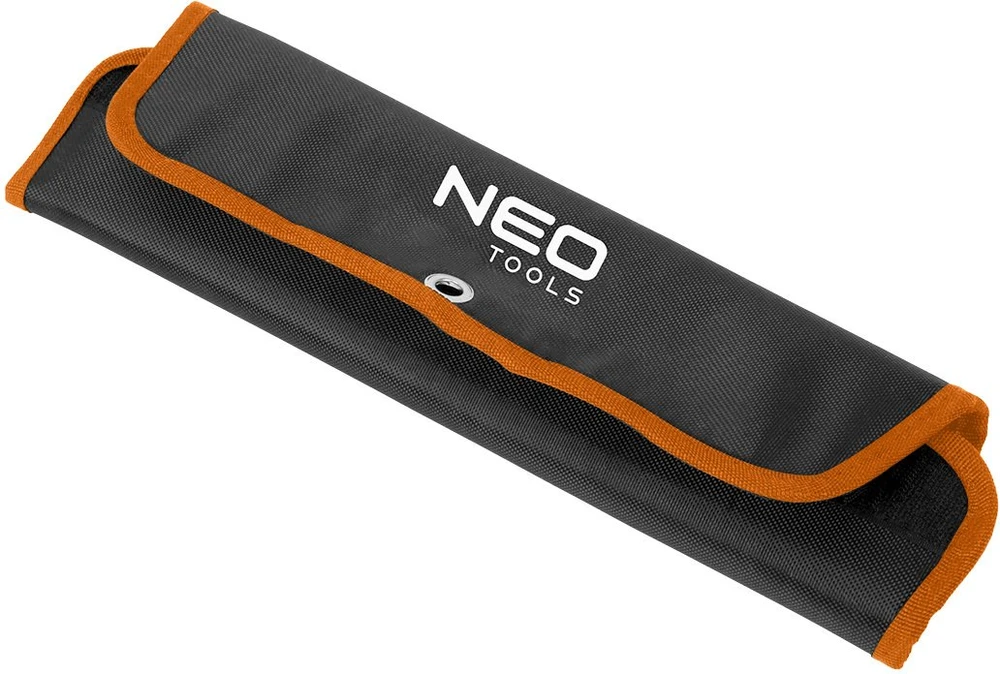 Neo Tools Klucze Dvipusiai itin ploni atviri veržliarakčiai, 4 viename, 6–27 mm (20 dydžių), 5 vnt. rinkinys.